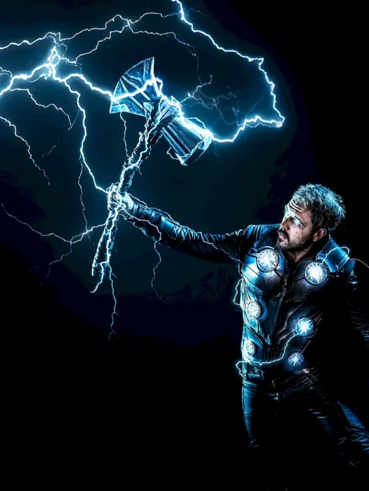Thor With The Stormbreaker Wallpaper
