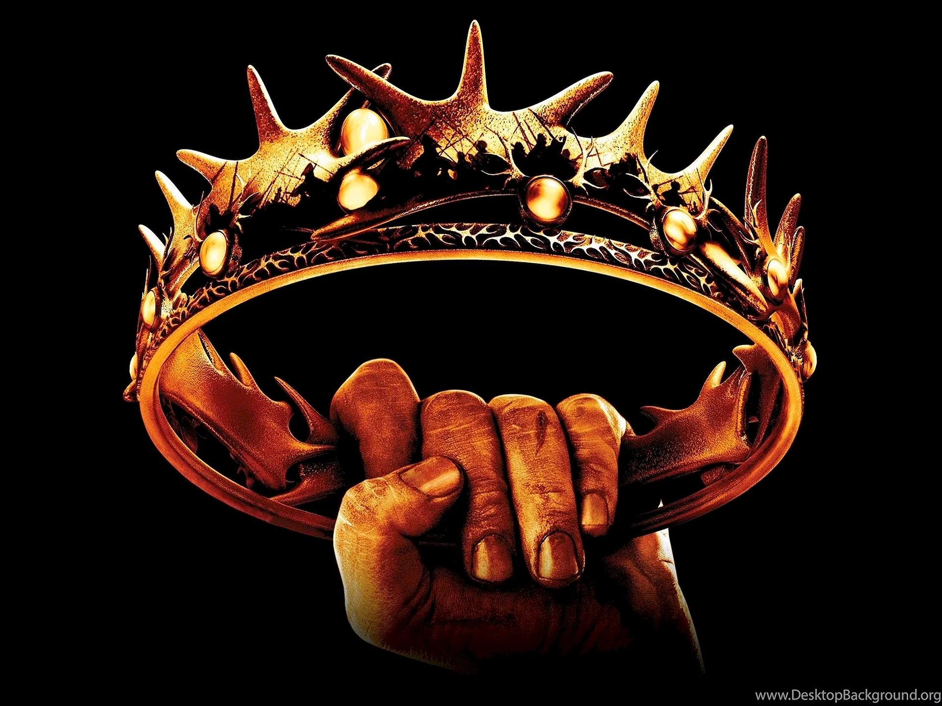 Throne And Crown Wallpaper