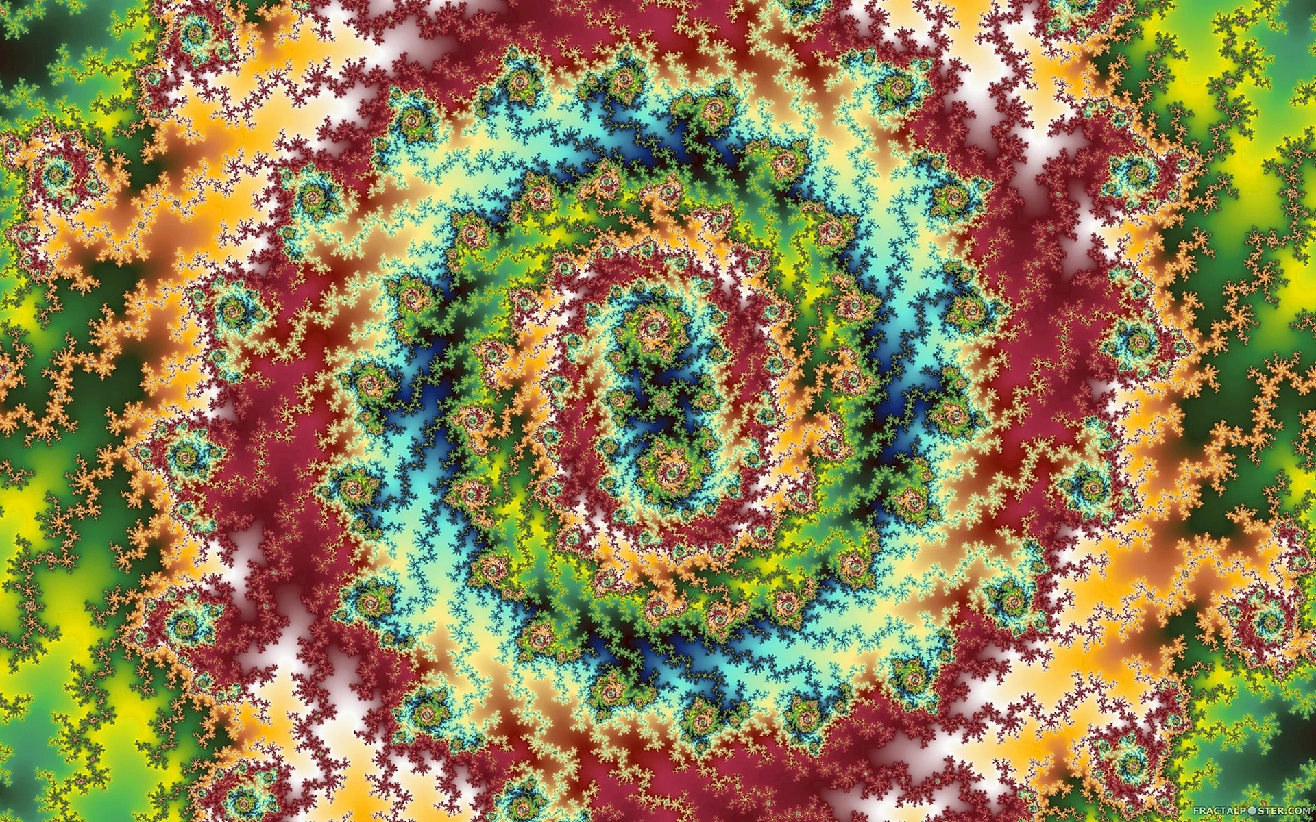 Tie Dye Mandala Wallpaper