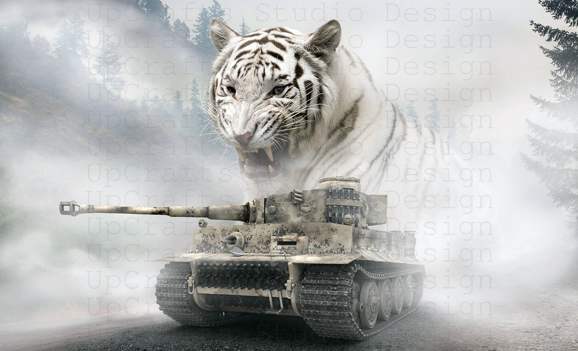 Tiger 1 Tank Art Wallpaper