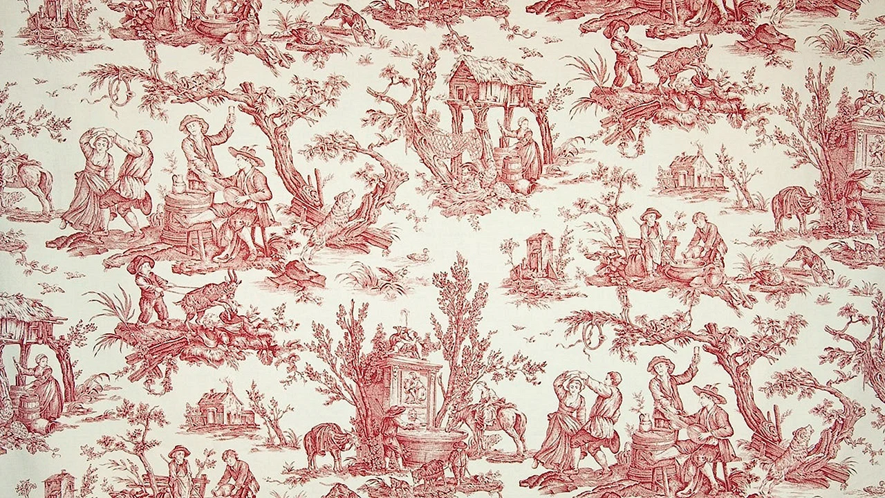 Toile De Jouy Wallpaper