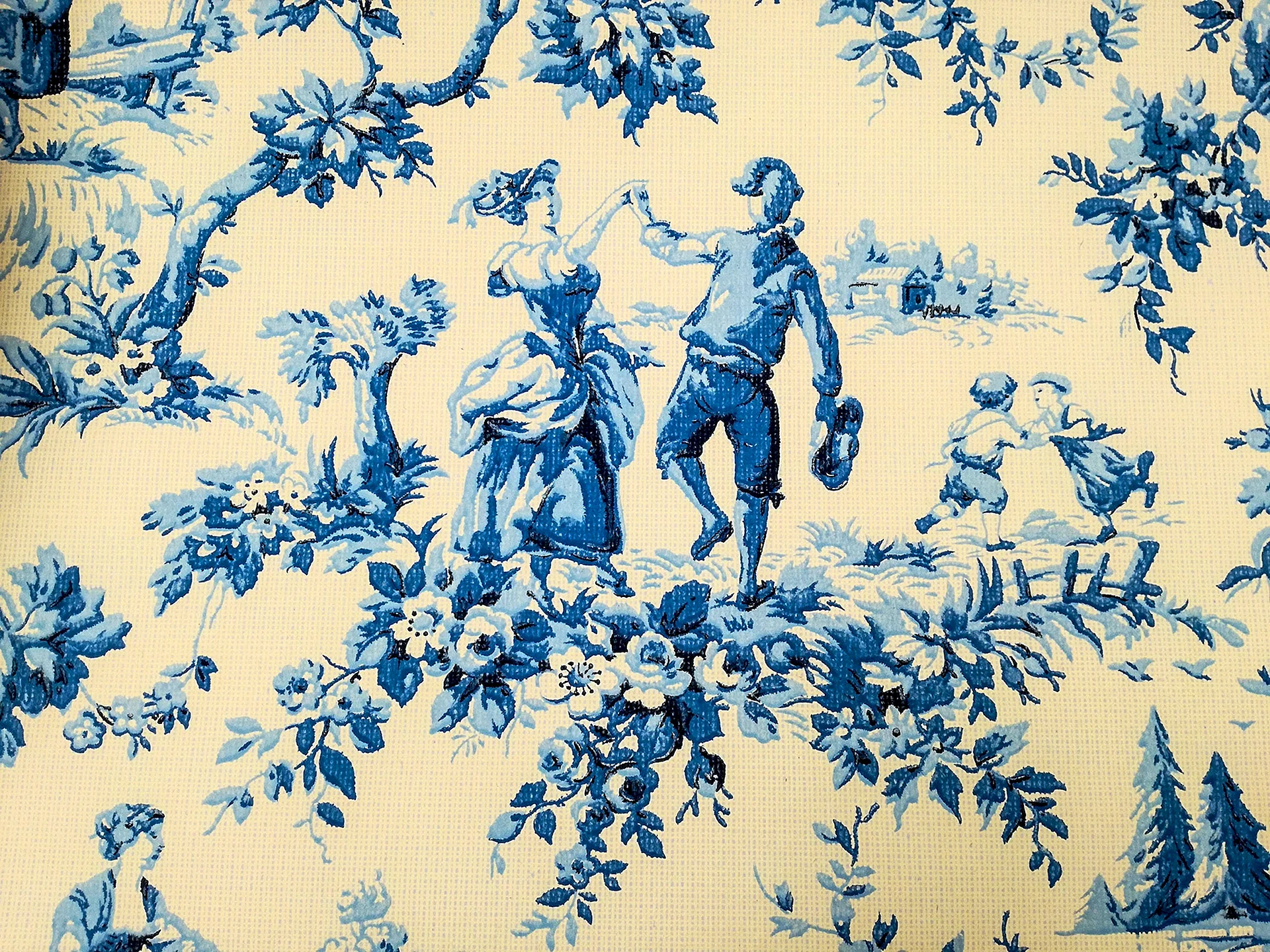 Toile De Jouy Stile Wallpaper