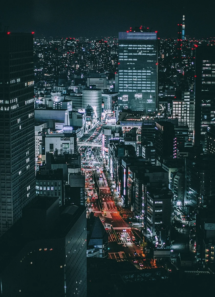 Tokyo Night 1986 Wallpaper For iPhone