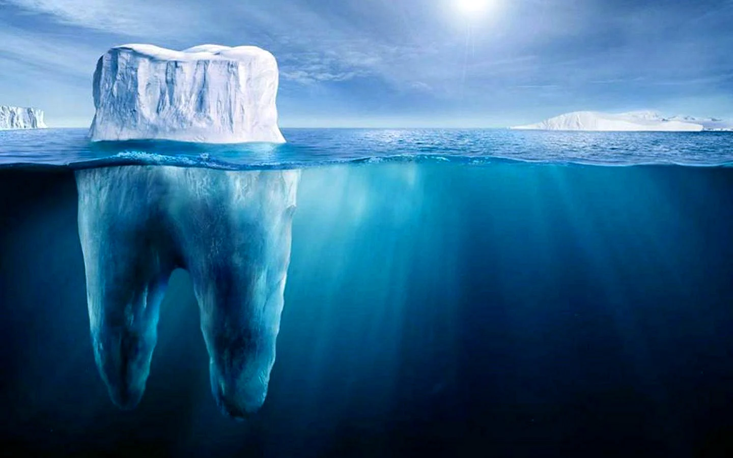 Tooth Iceberg Wallpaper