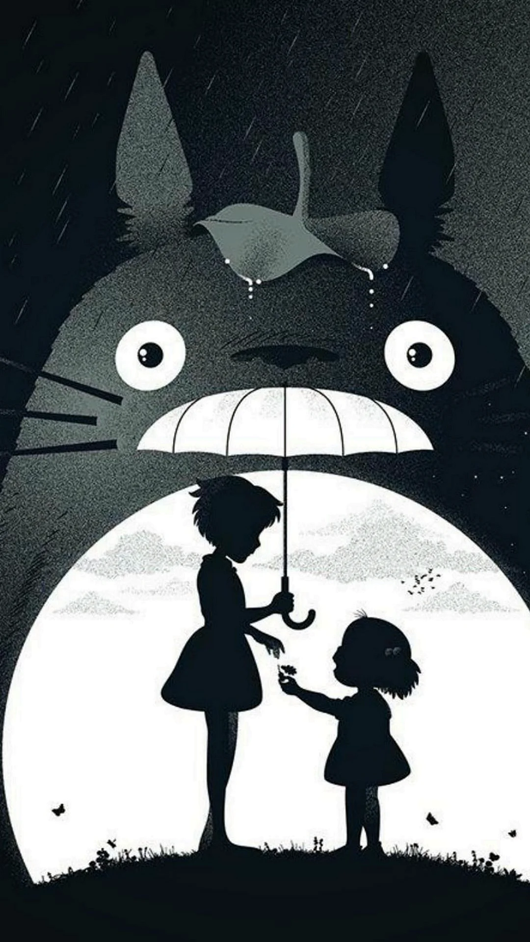 Totoro Pattern Wallpaper For iPhone