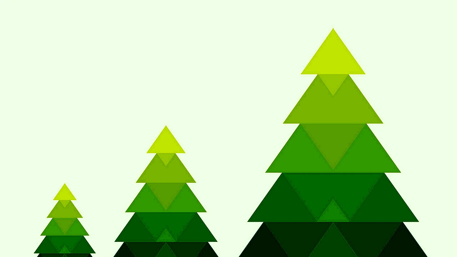 Tree Minimalist Christmas Wallpaper