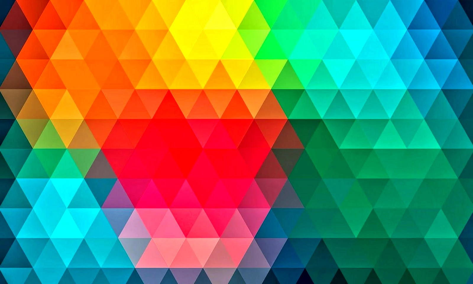 Triangle Abstract Colorful Wallpaper