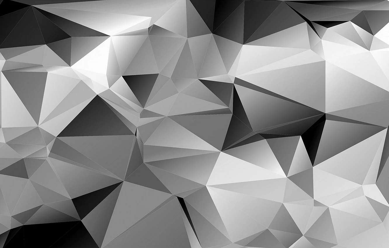 Triangles Gray Wallpaper