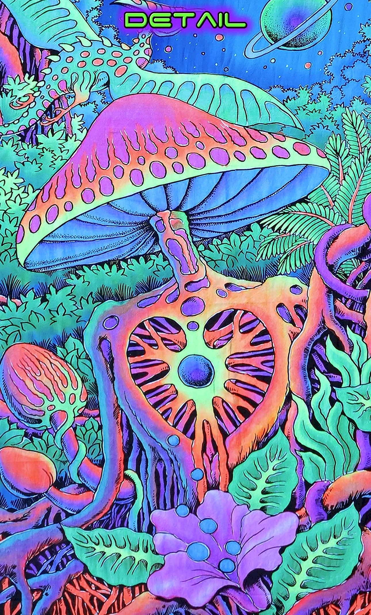 Trippy Tapestry Psychedelic Wallpaper For iPhone