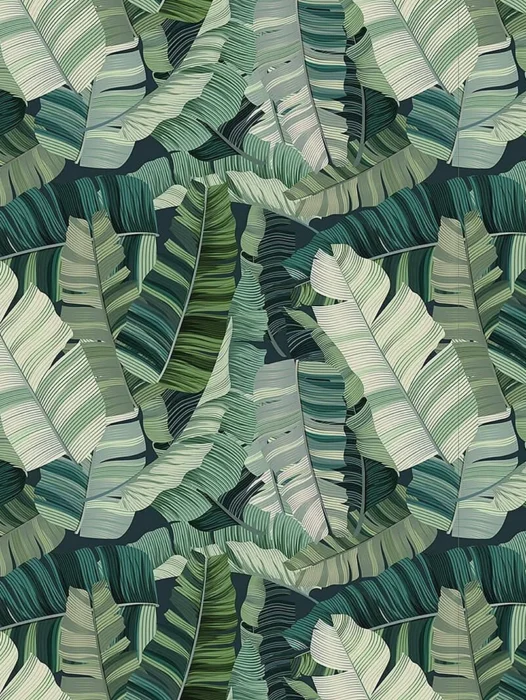 Tropical Camo Leaf Wallpaper