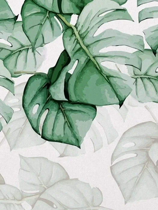 Tropical Leaf Mural Wallpaper