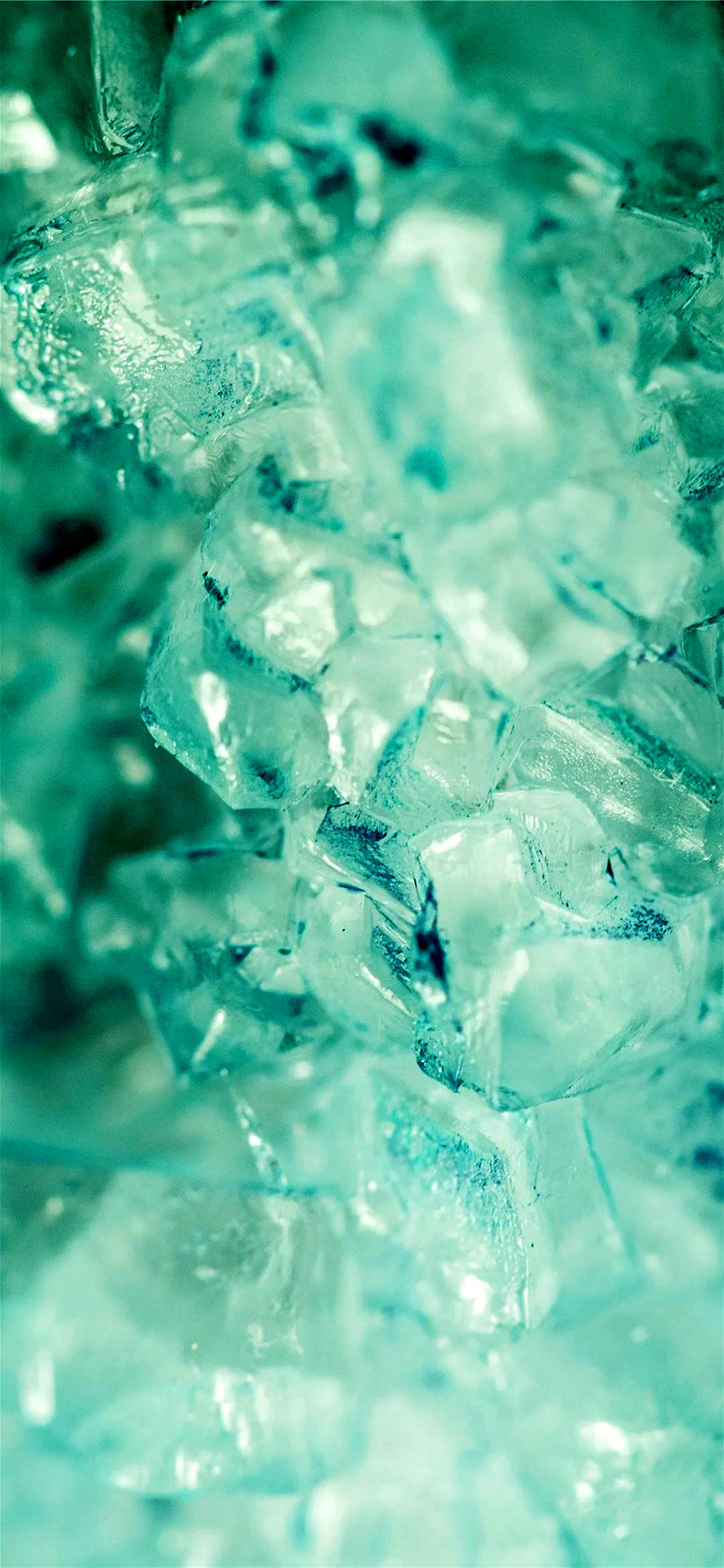 Turquoise Crystal Wallpaper for iPhone 12 mini