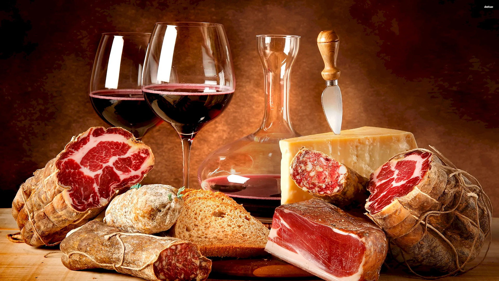 Tuscan Food Wallpaper