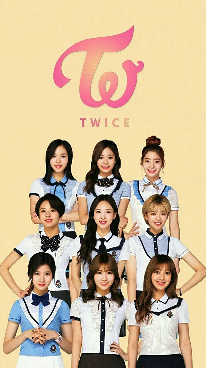 Twice Background Wallpaper For iPhone