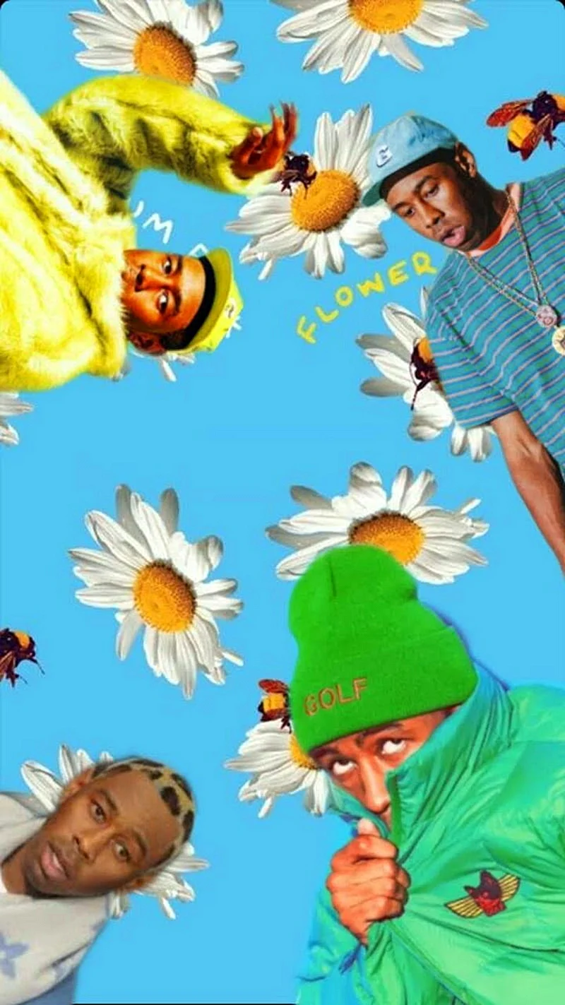 Tyler The Creator With Balloons Wallpaper For iPhone