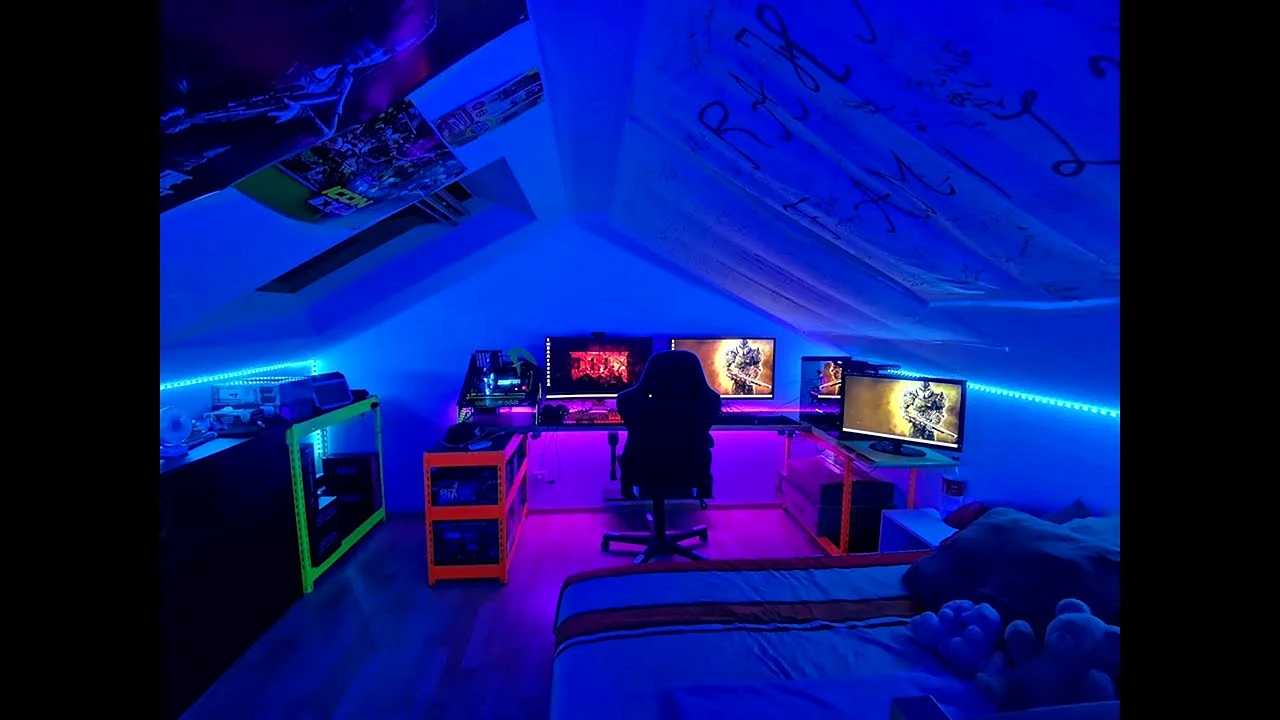 Ultimate Gaming Room Wallpaper