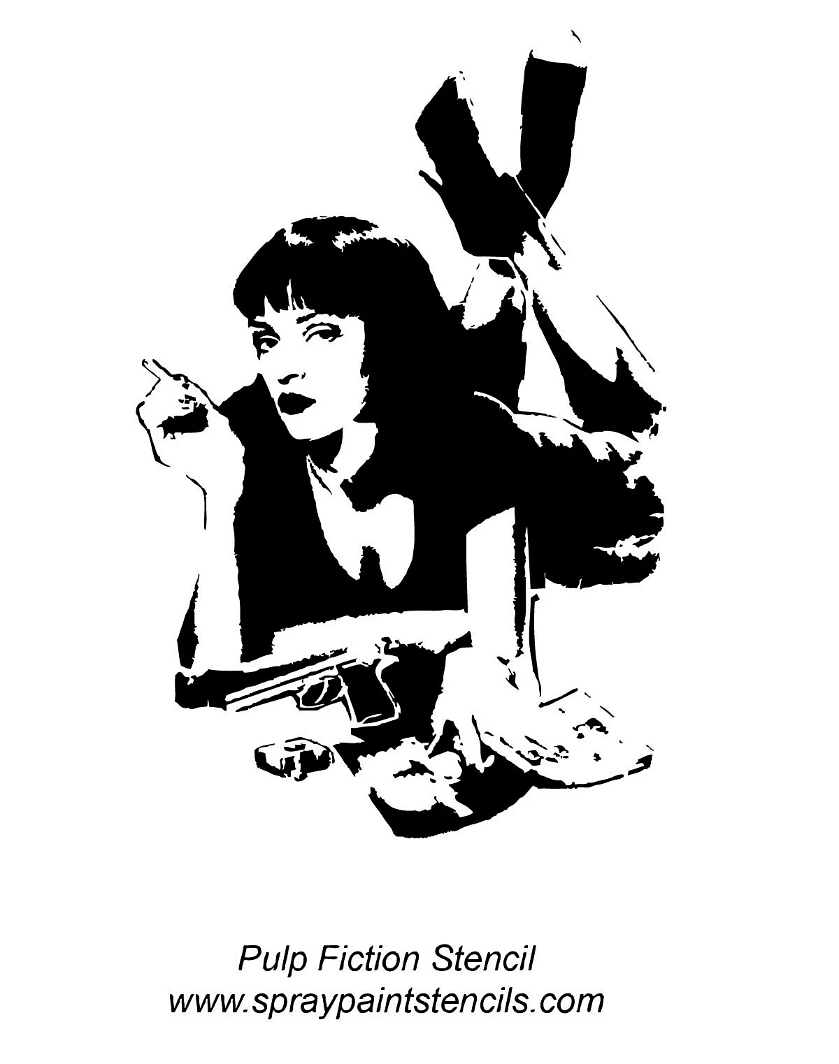 Uma Thurman Pulp Fiction Wallpaper For iPhone