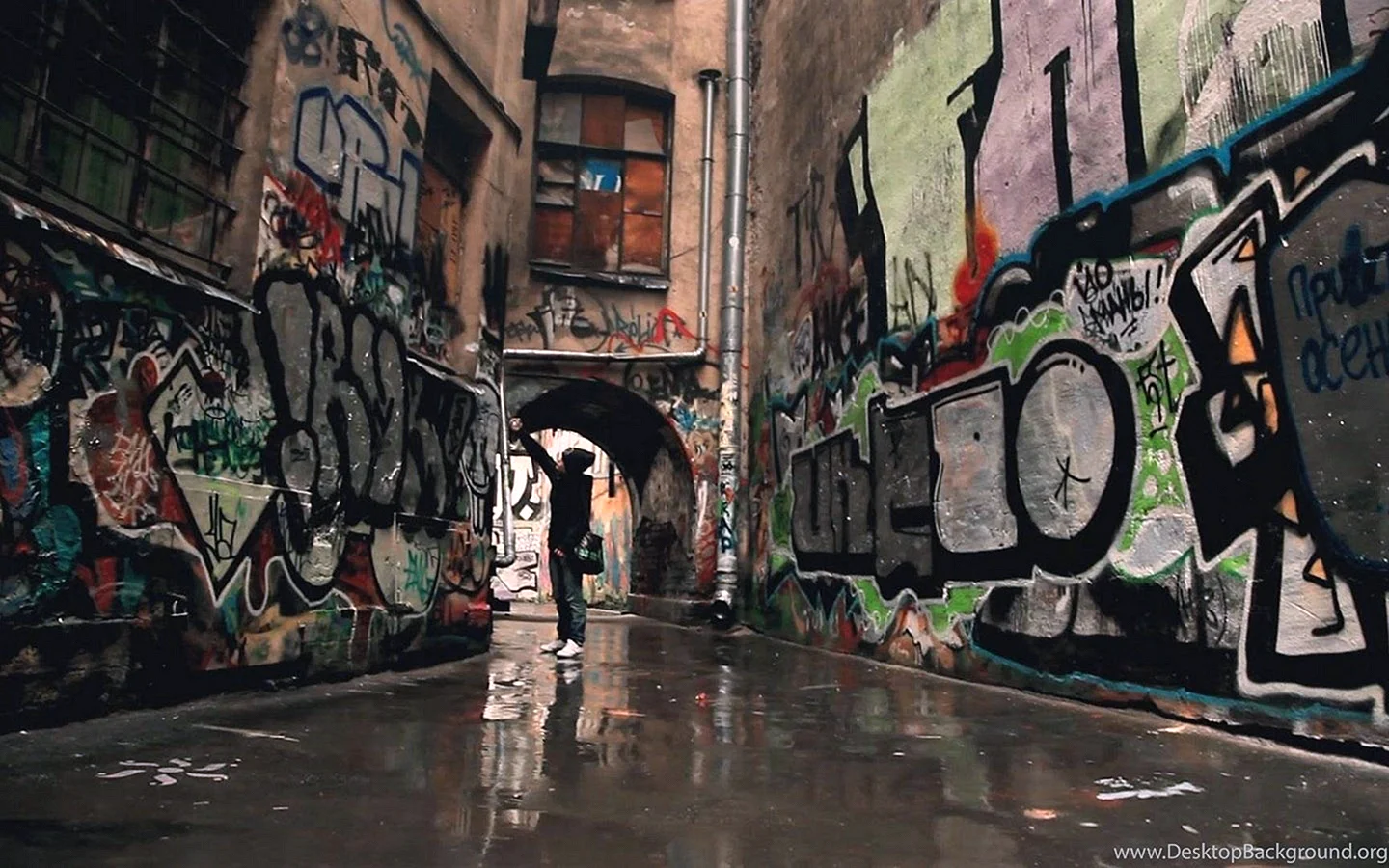 Underground Graffiti Wallpaper