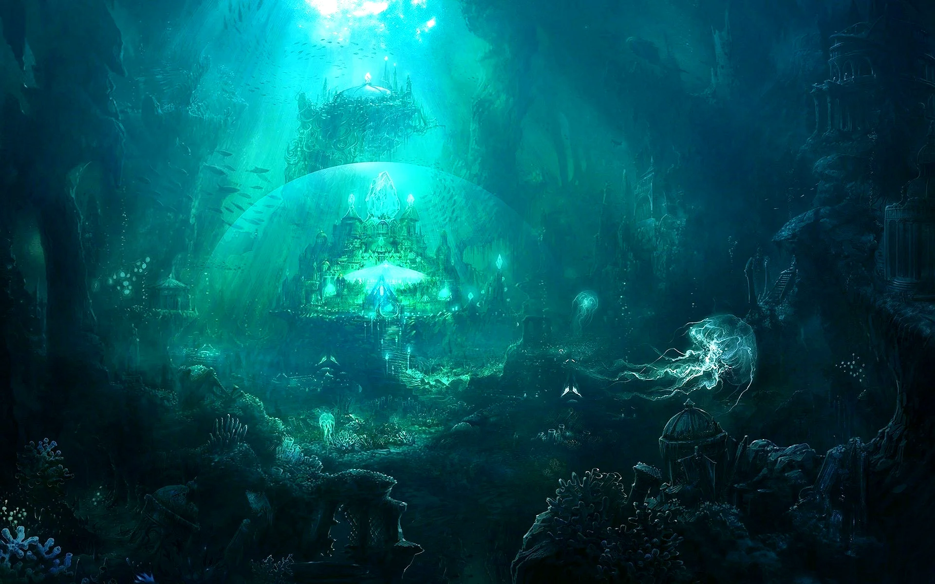 Underwater Concept Art Wallpaper