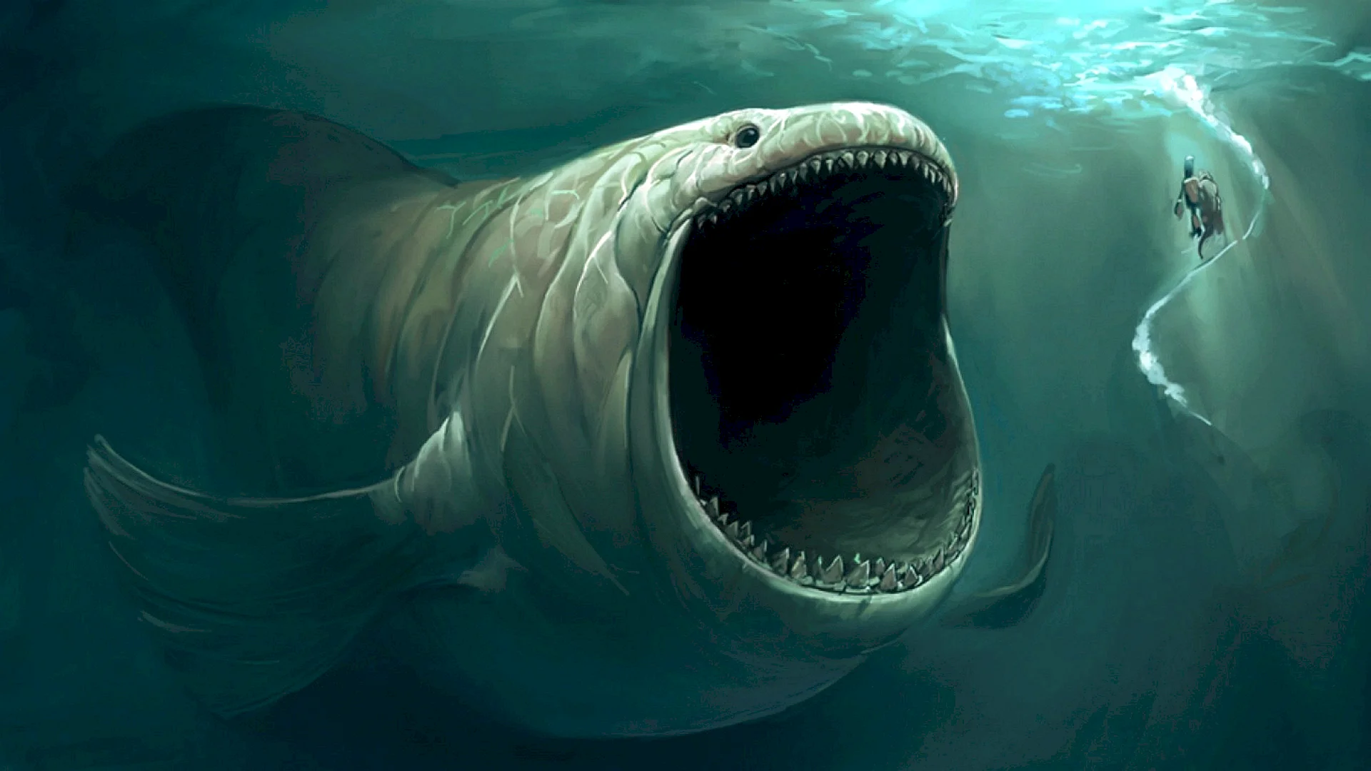 Underwater Monster Wallpaper