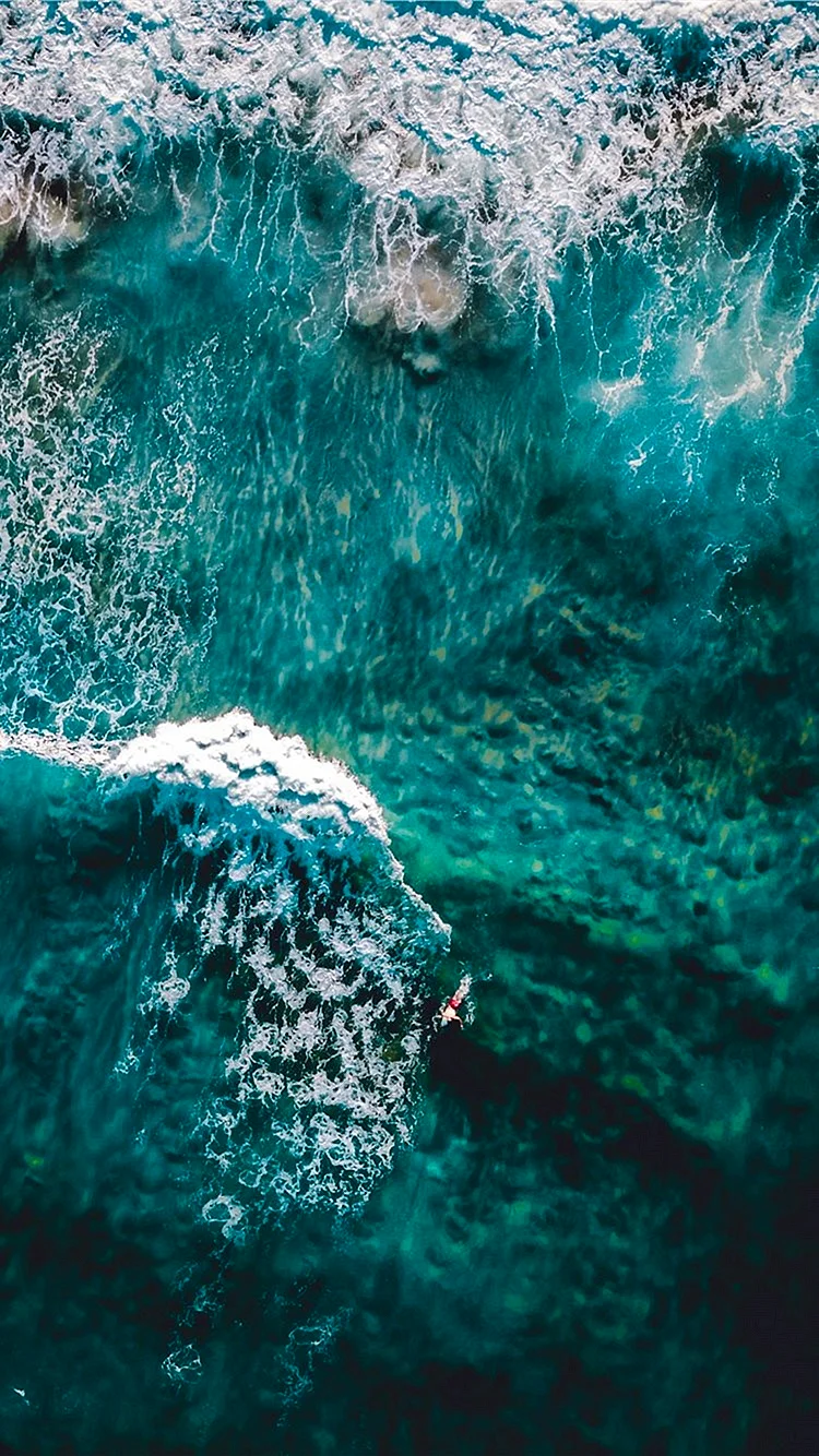 Underwater Wave Wallpaper For iPhone