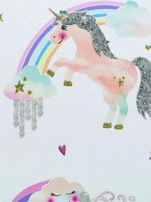 Unicorn Fon Magenta Wallpaper