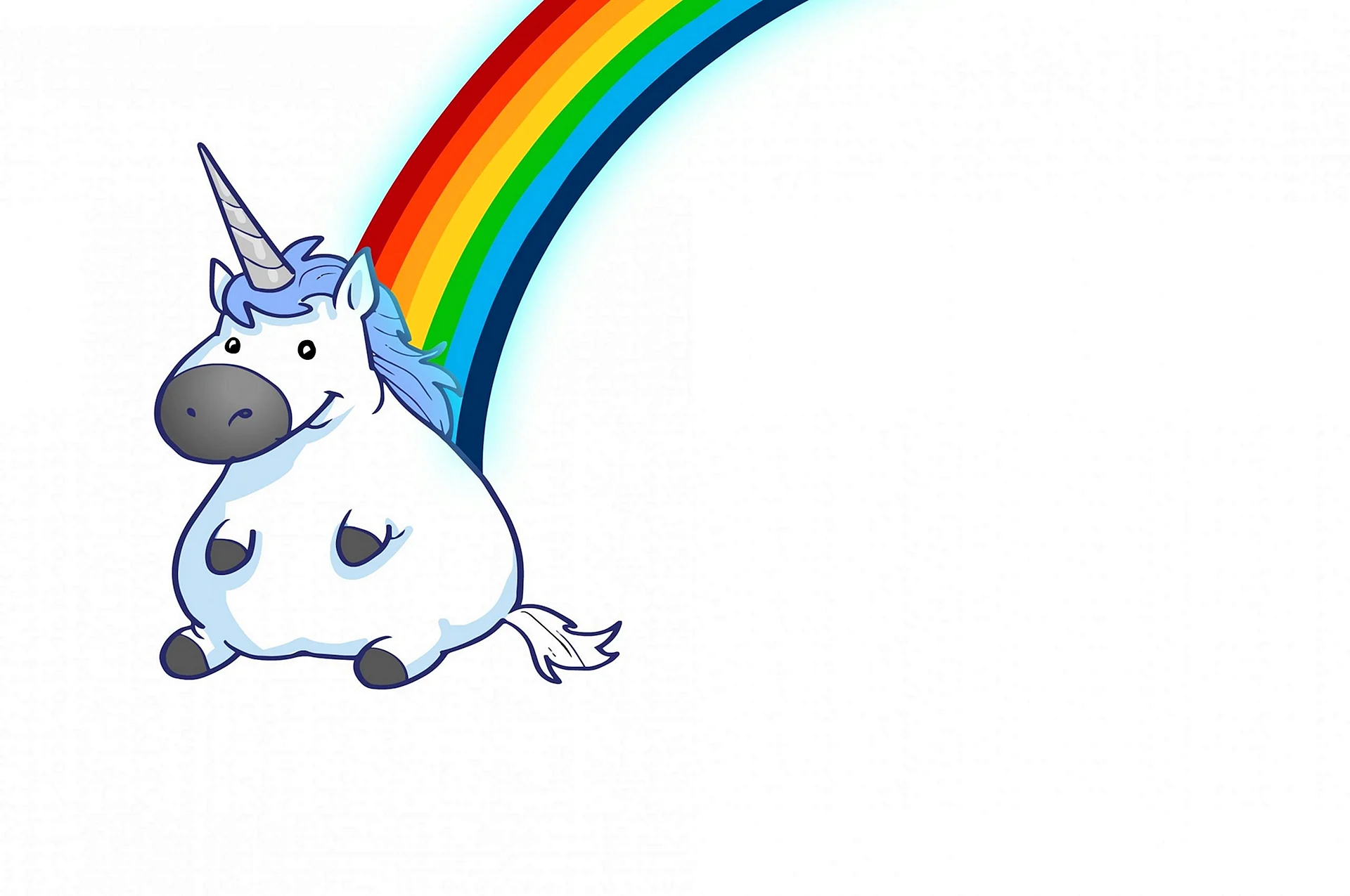 Unicorn Rainbow Background Wallpaper