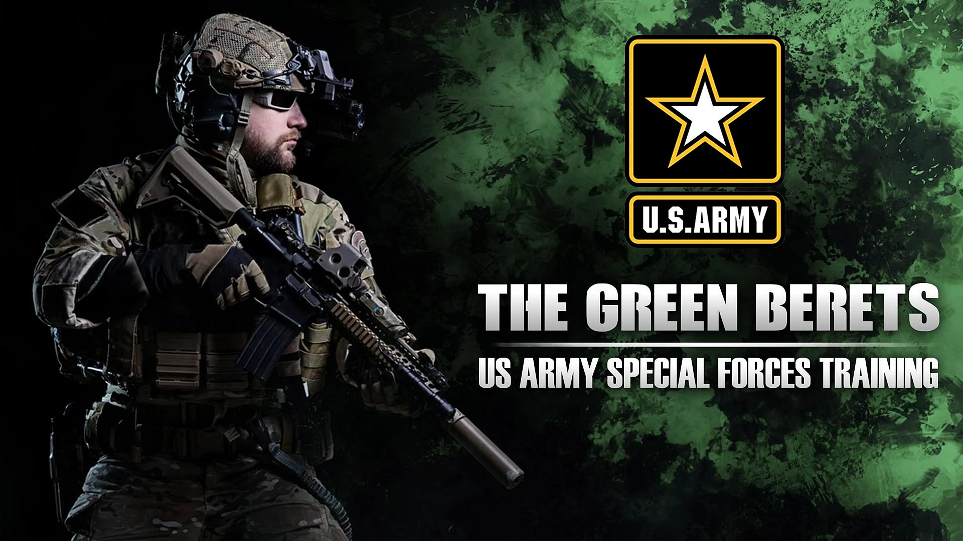 Us Army Green Beret Special Forces Logo Wallpaper