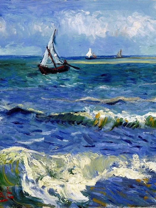 Van Gogh Seascape Wallpaper