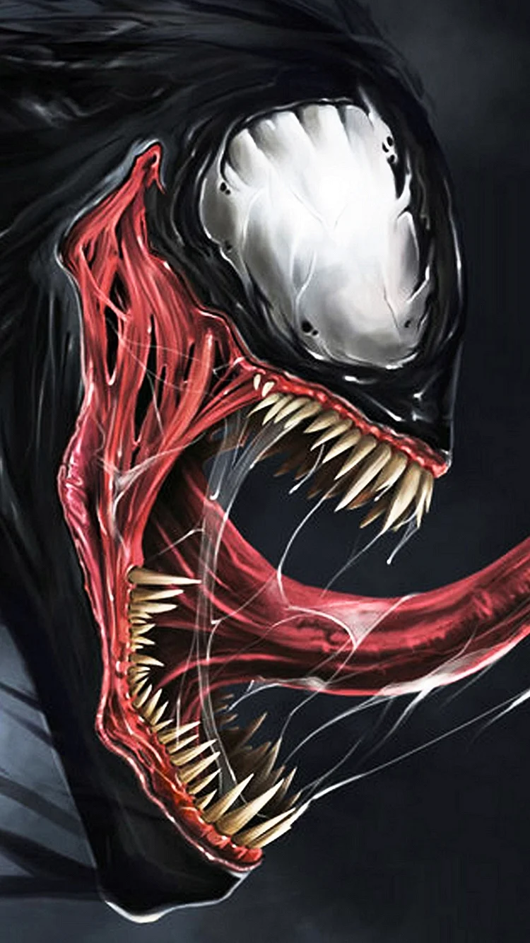 Venom Cara Wallpaper for iPhone SE 2020