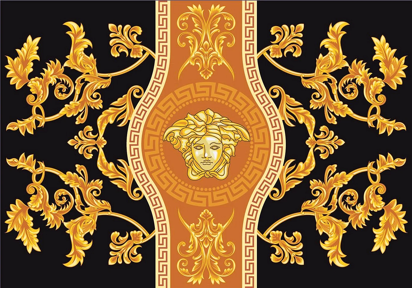 Versace Barocco Acanthus Wallpaper