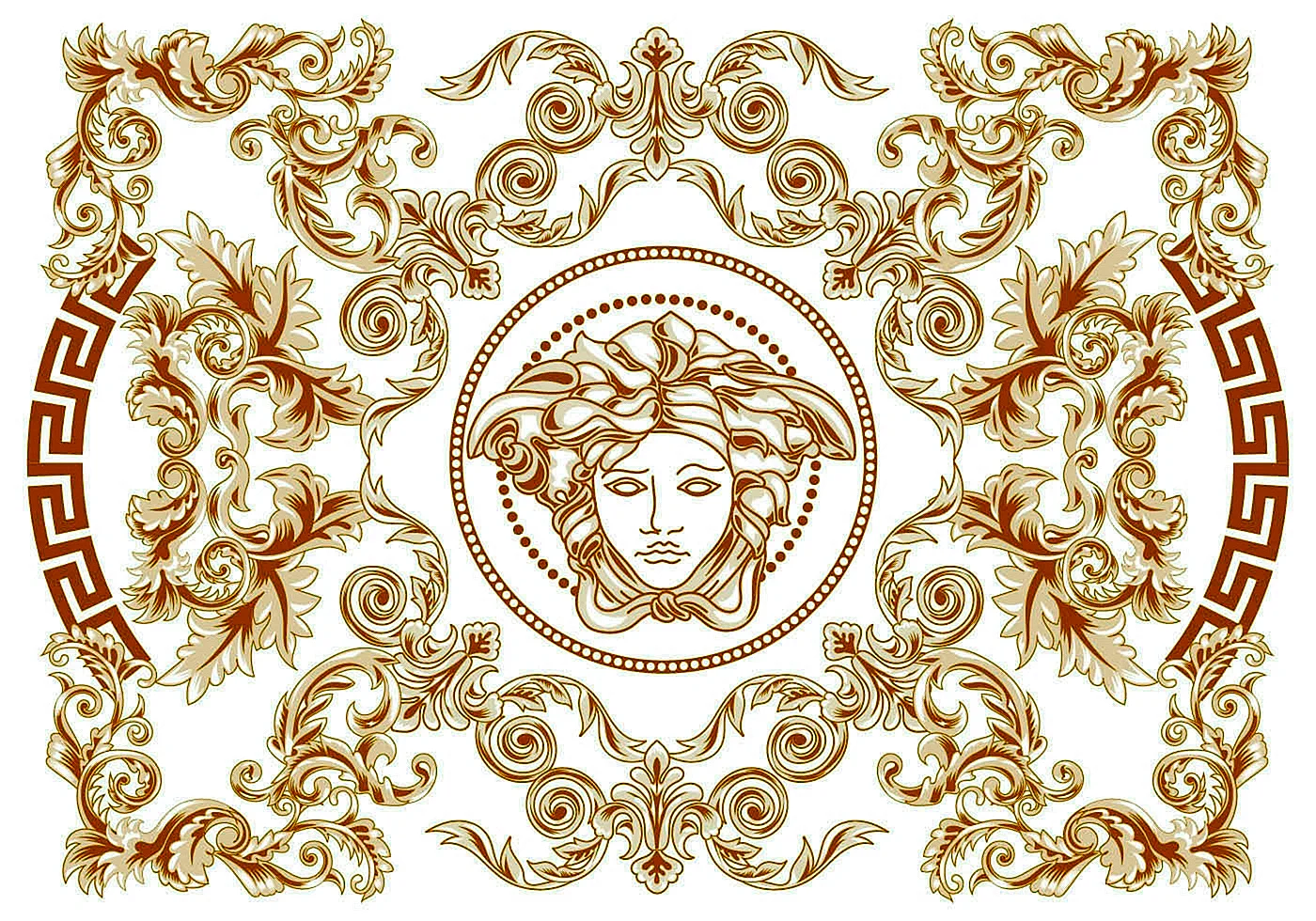 Versace Barocco Acanthus Wallpaper