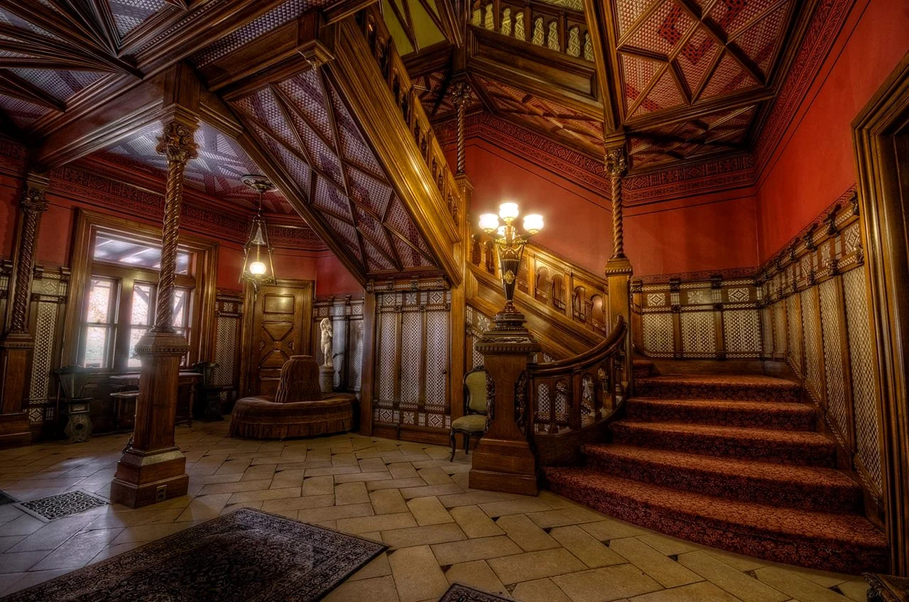 Victorian Castle Interior Wallpaper