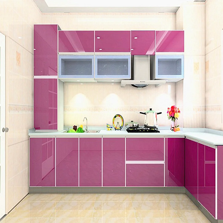 Vinyl Kitchen Cupboards Wallpaper