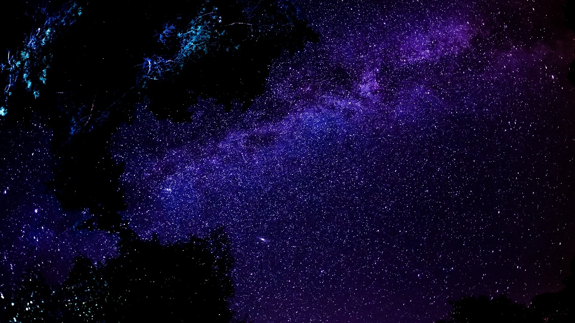 Violet Space Wallpaper