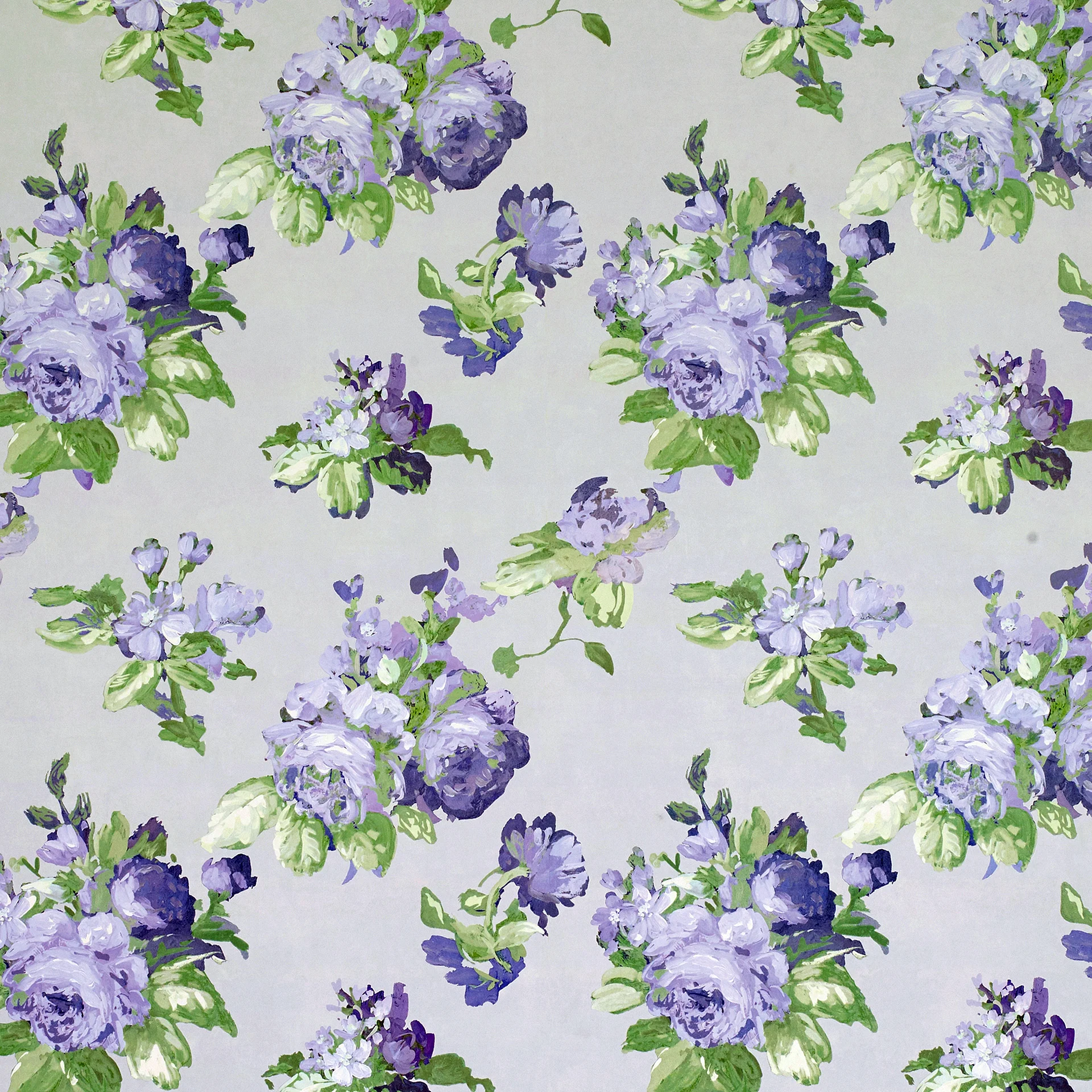 Violetta Silver Wallpaper