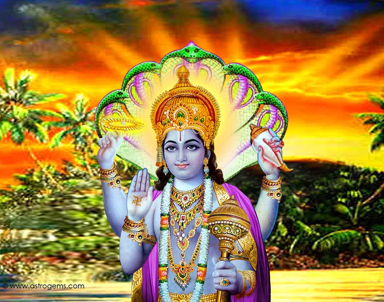 Vishnu Wallpaper