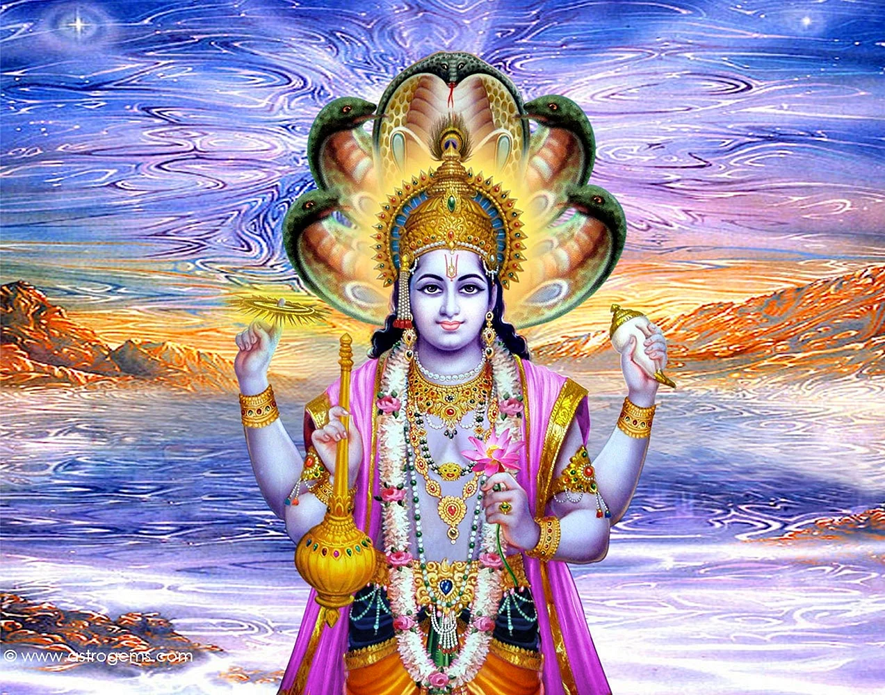 Vishnu Bhagwan Wallpaper