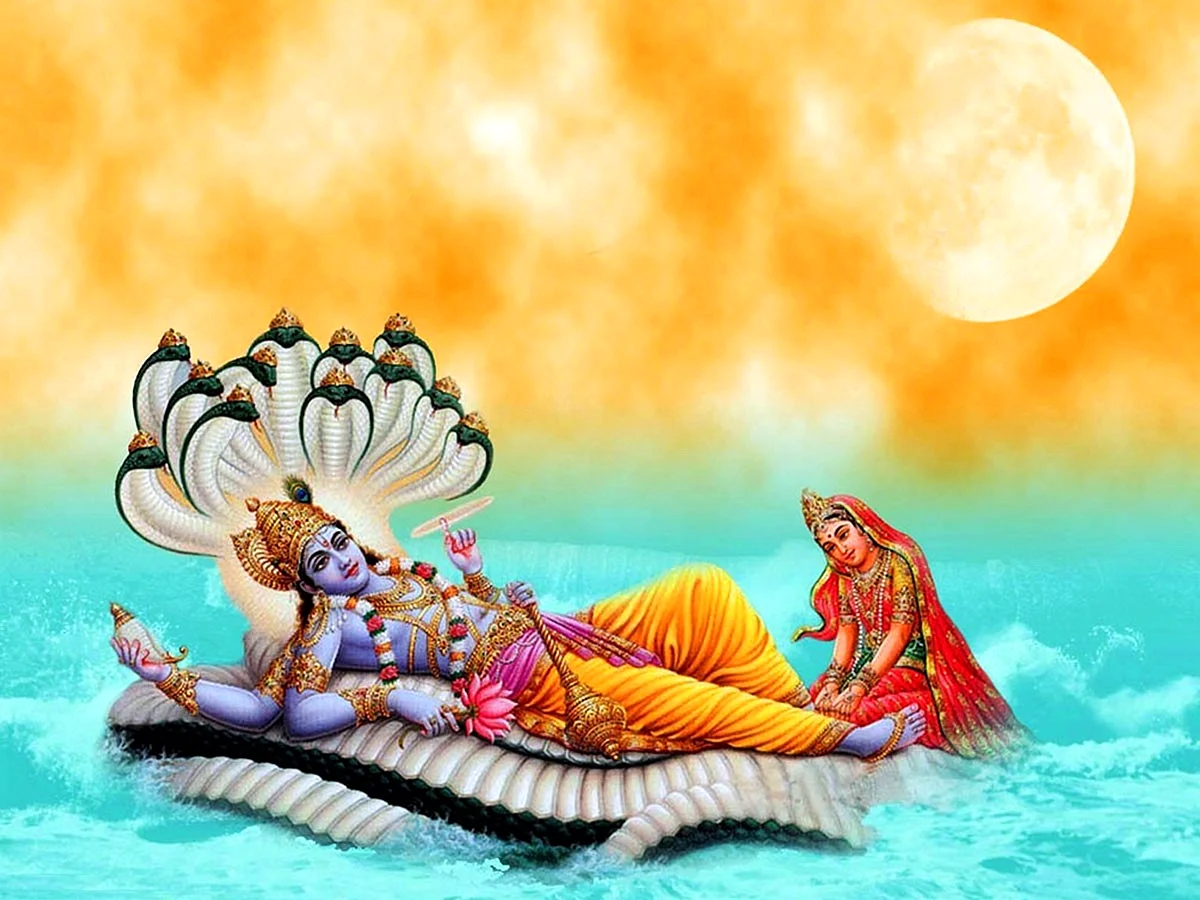 Vishnu Bhagwan Wallpaper