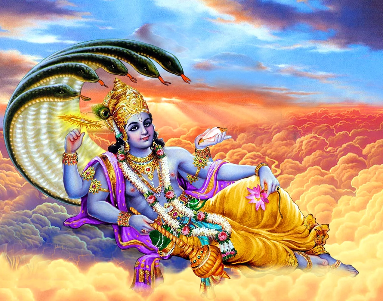 Vishnu Bhagwan Wallpaper