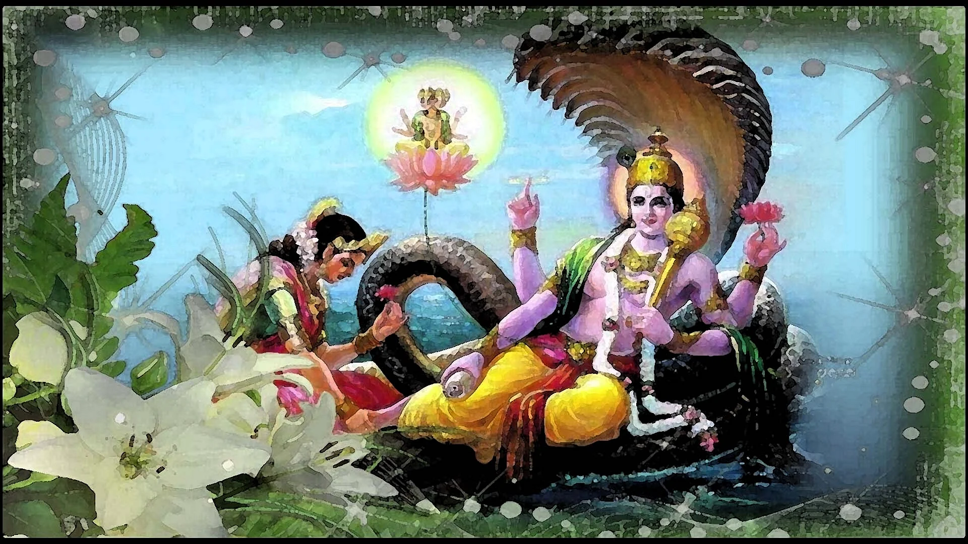 Vishnu Bhagwan Wallpaper