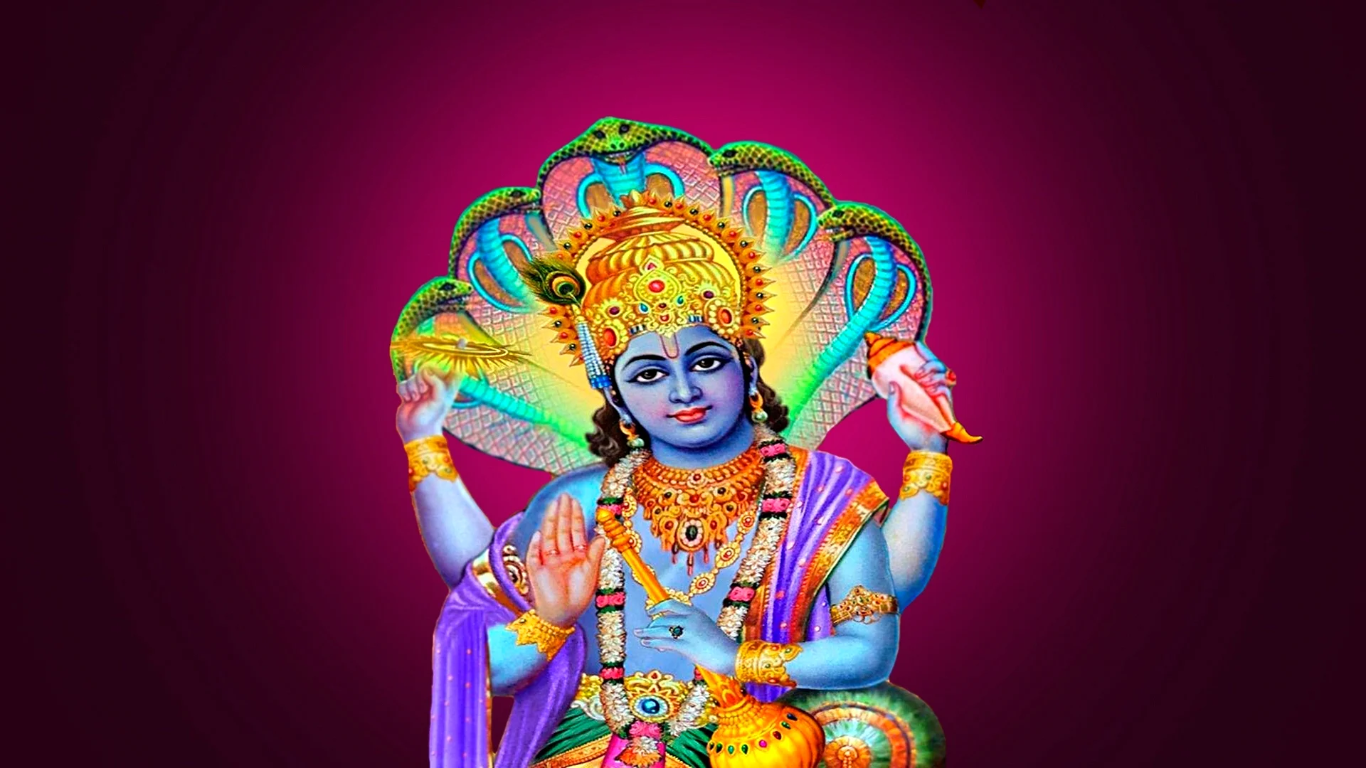 Vishnu Bhagwan Wallpaper