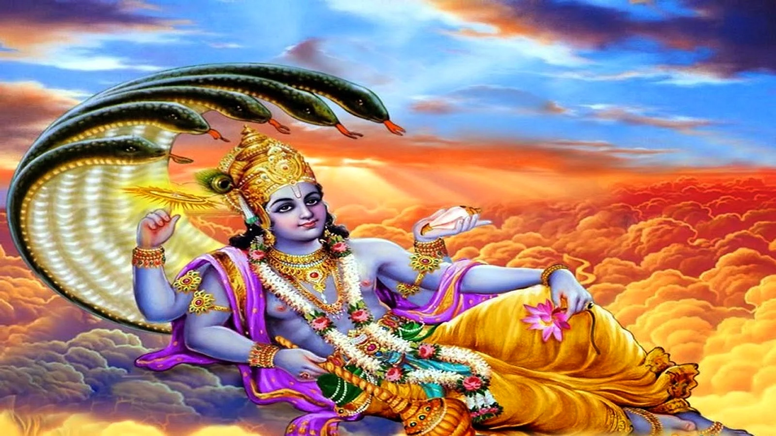 Vishnu God Wallpaper