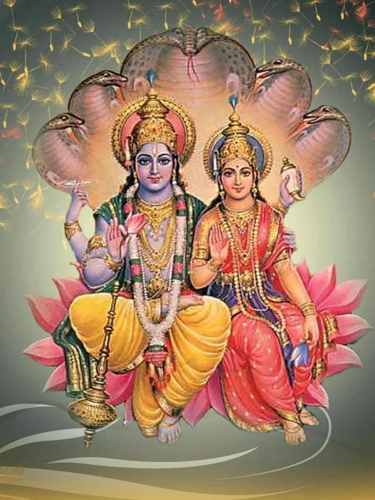 Vishnu Lakshmi Ji Wallpaper