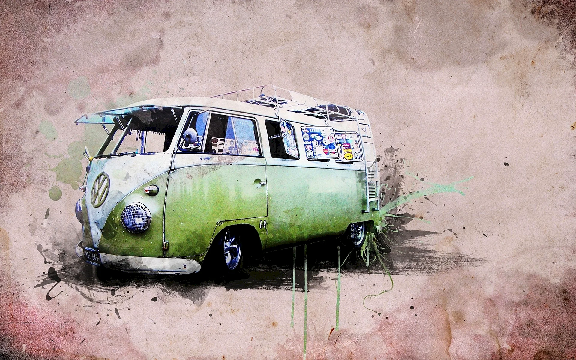 Volkswagen Vintage Van Wallpaper