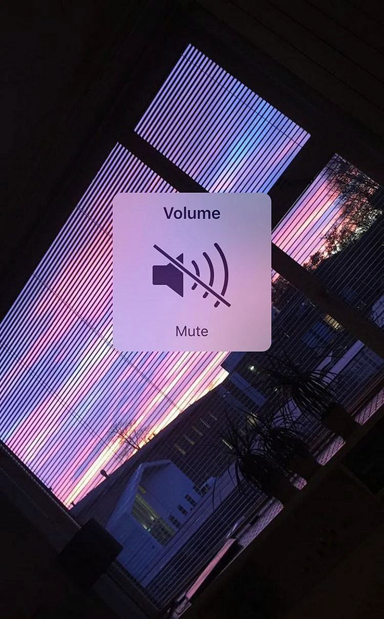 Volume Mute Wallpaper For iPhone