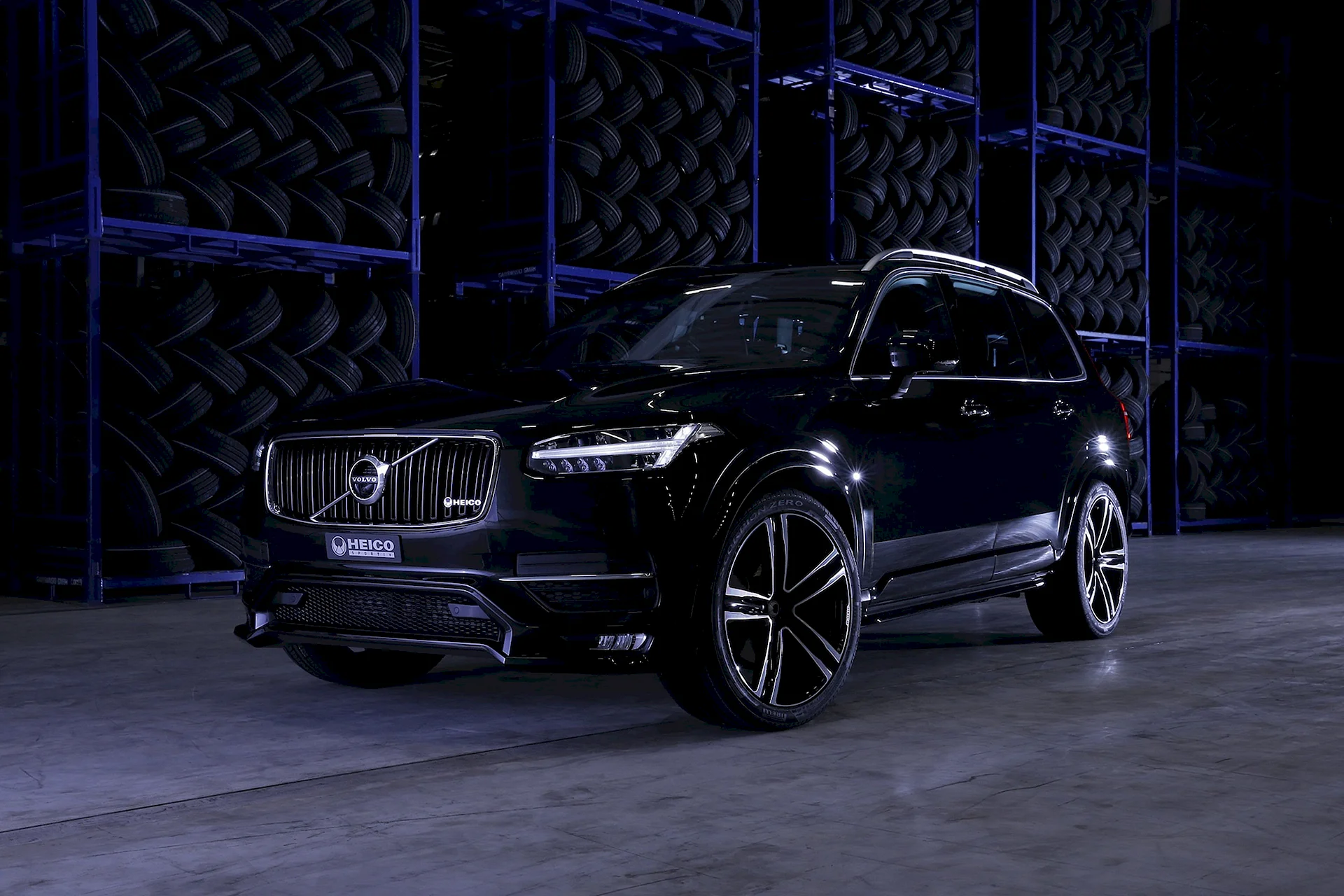 Volvo Xc90 2020 Black Wallpaper