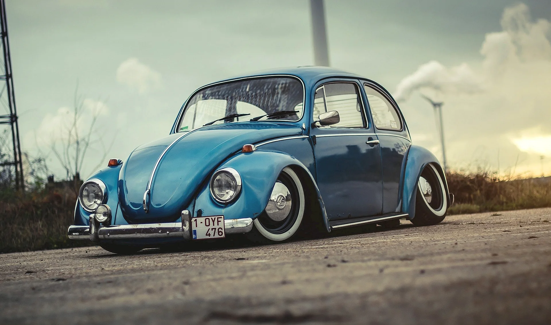 Vw Beetle Retro Wallpaper