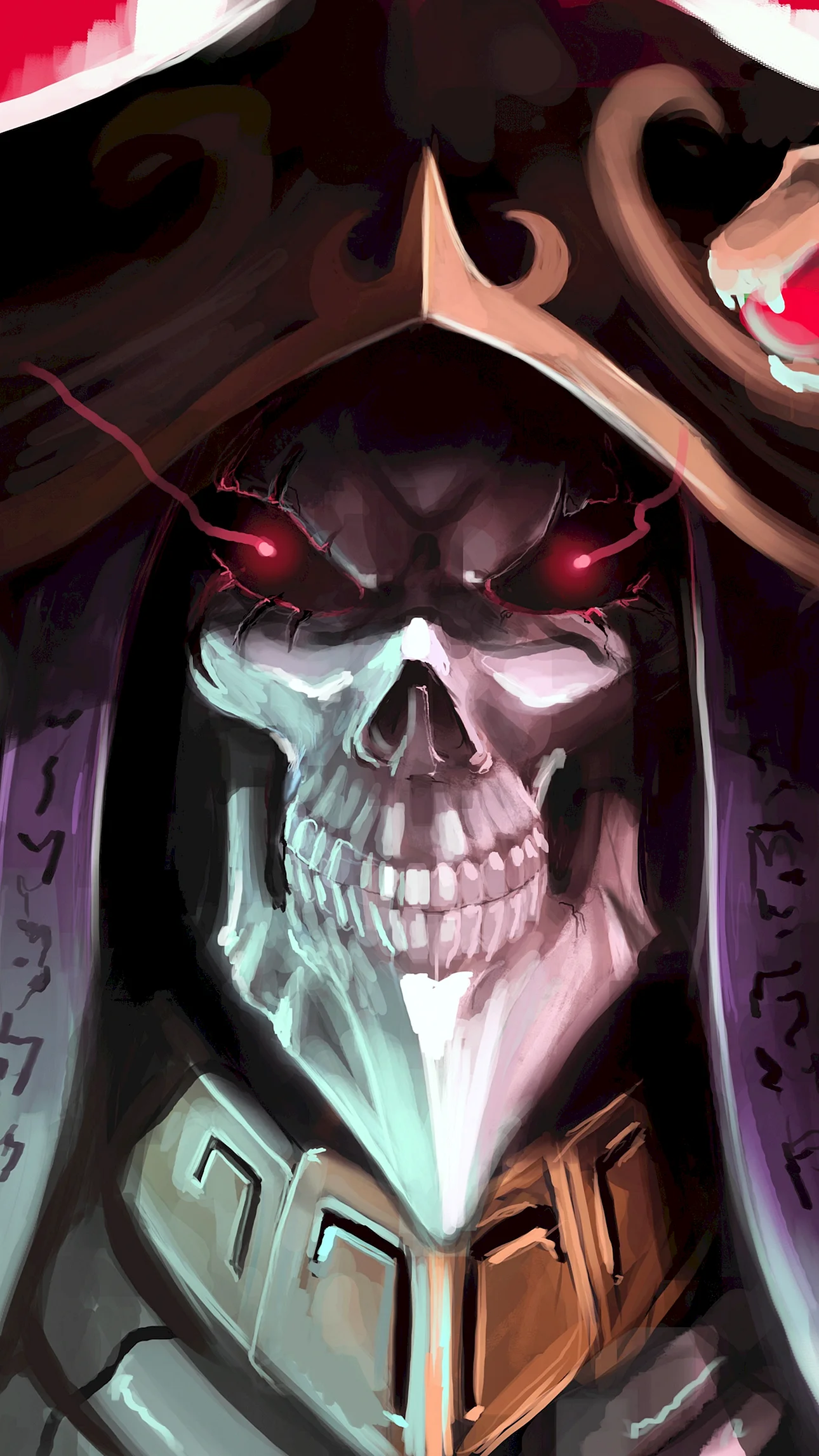 Wajah Ainz Overlord Wallpaper For iPhone
