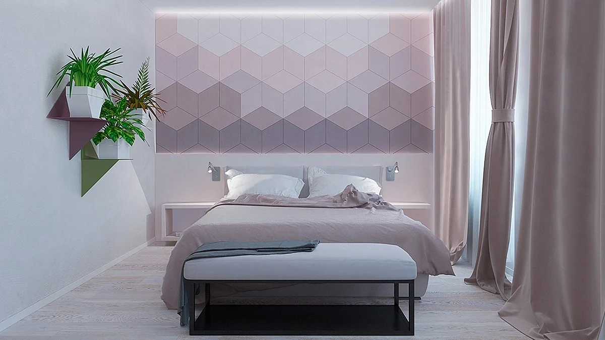 Wall Design For Bedroom Wallpaper